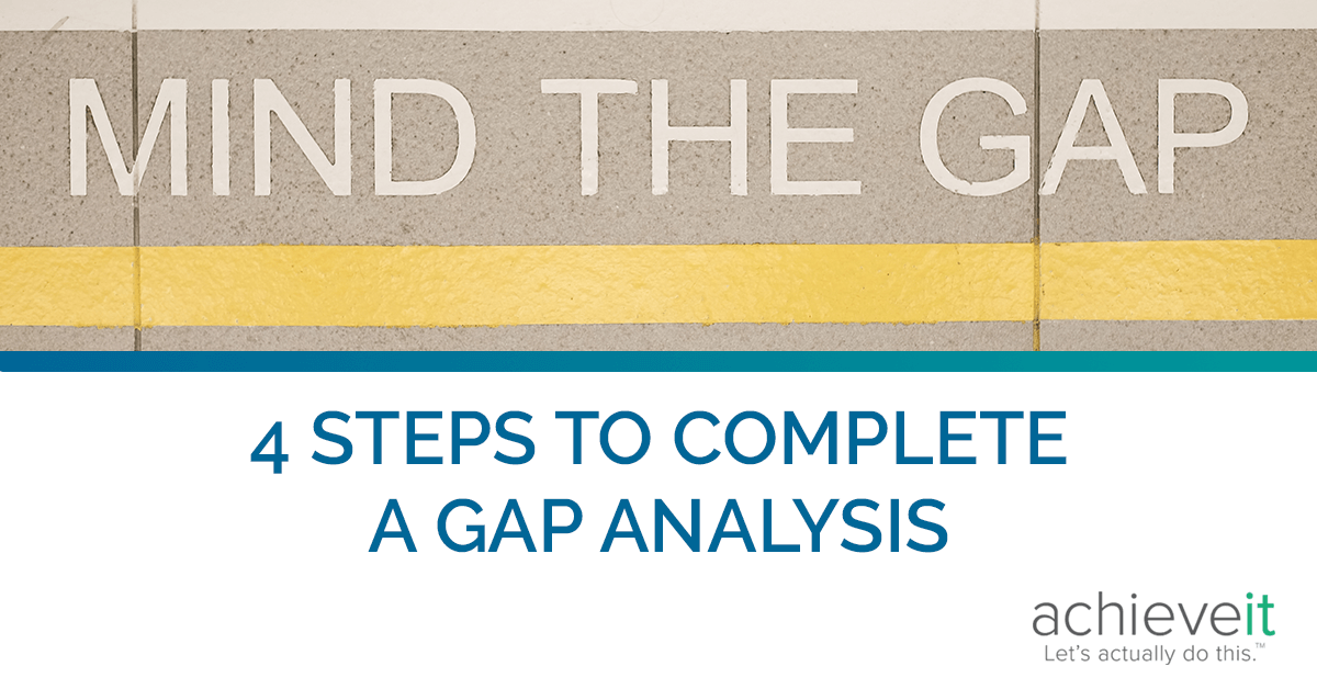 Conducting A Gap Analysis: A Four-Step Template