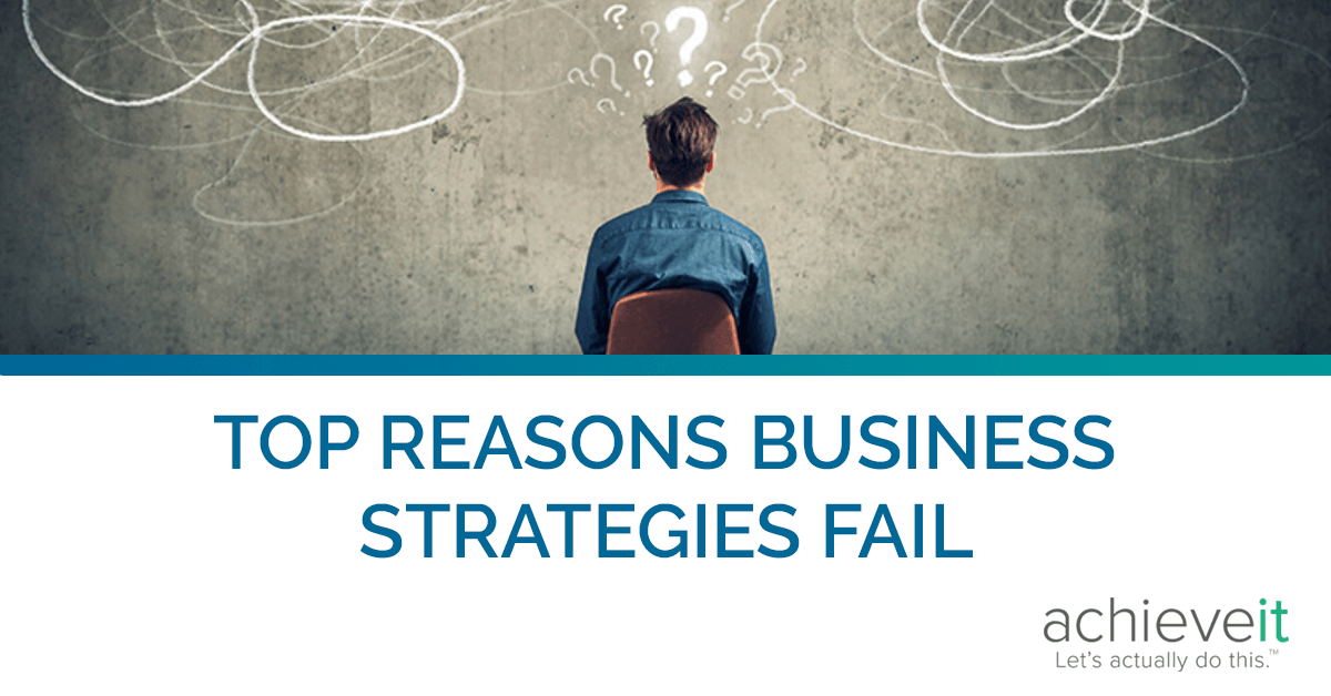 state five reasons that may make a business plan fail