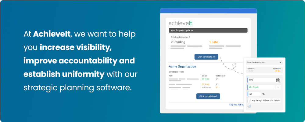 Prioritize Your Business's Success With AchieveIt's Strategic Planning Solutions